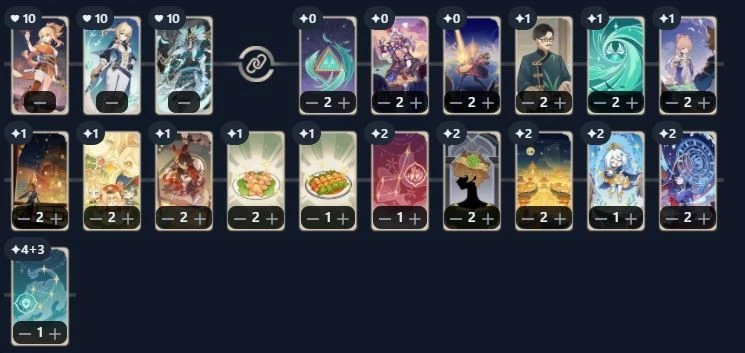 原神七聖召喚琴劍鬼召喚鋪場卡組推薦