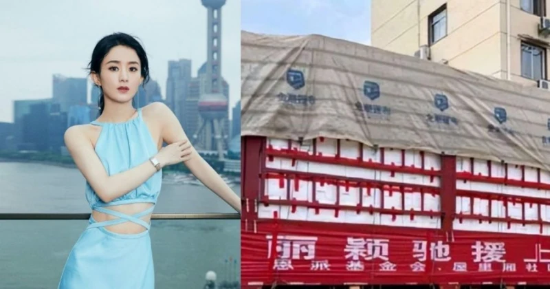 趙麗穎捐贈上海物資疑遭「整箱丟垃圾車」 當事人出面澄清
