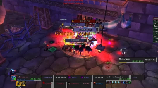 Naxx十分鐘掃平DK區 教官戈提克4DK小怪一起打