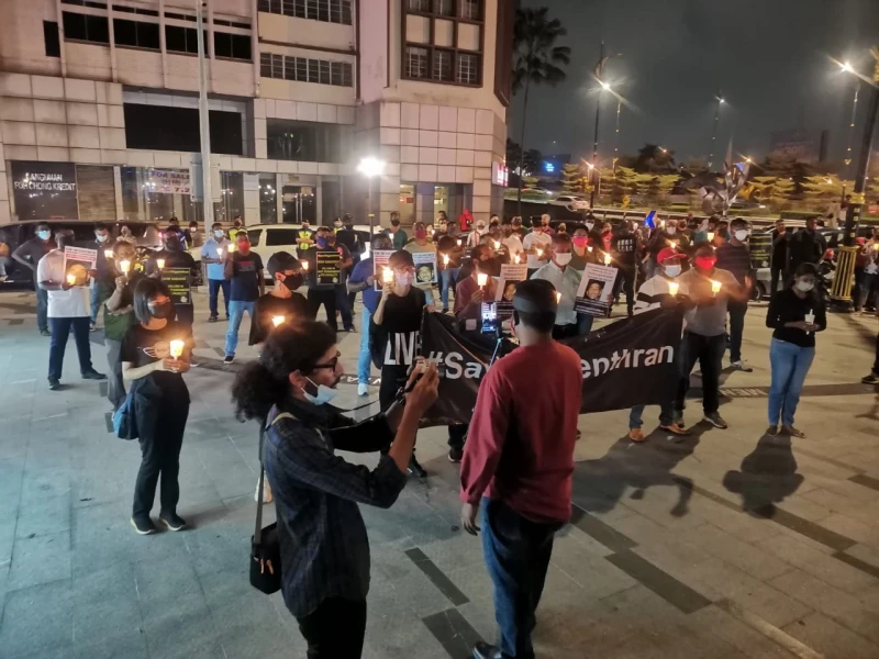 大馬死囚納加德蘭周三被處決   約50人新山請願