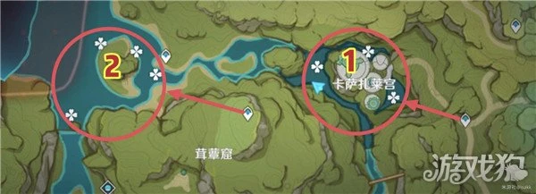 原神月蓮位置視頻 72個超密集快速採集線路