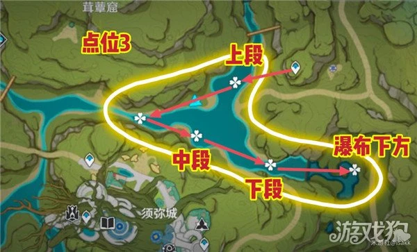 原神月蓮位置視頻 72個超密集快速採集線路