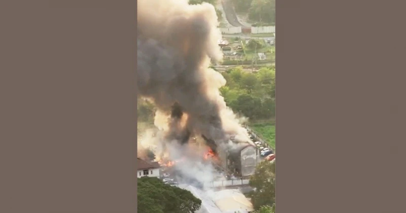 冼都警區總部倉庫大火　事發時3受傷工人正清理煙花和鞭炮銷毀區