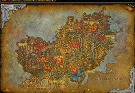 魔獸世界10.0龍鱗遠征隊旗幟位置大全