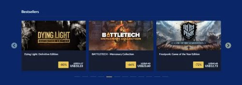 GOG商城冬季特惠開啟 超4500款遊戲組合最低1折