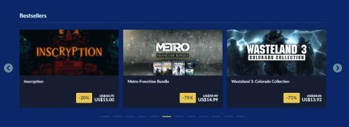 GOG商城冬季特惠開啟 超4500款遊戲組合最低1折