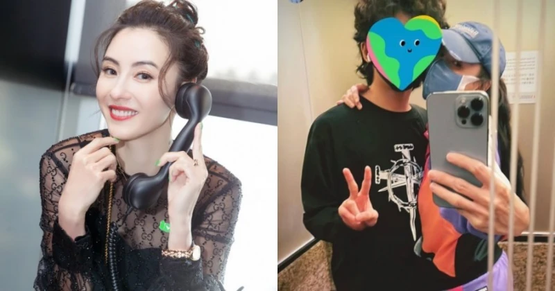 張柏芝依偎「小鮮肉」自拍 不避嫌甜喊「幸福到爆」