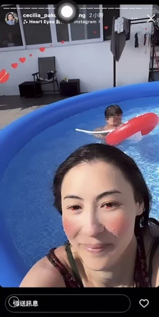 張柏芝依偎「小鮮肉」自拍　不避嫌甜喊「幸福到爆」