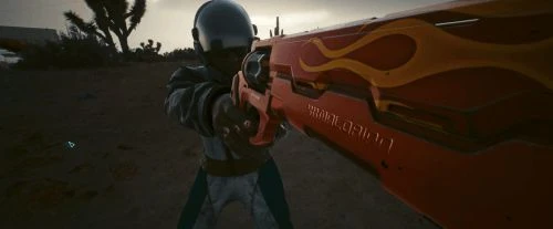 作者發布《2077》4K紋理包MOD 提升武器視覺效果