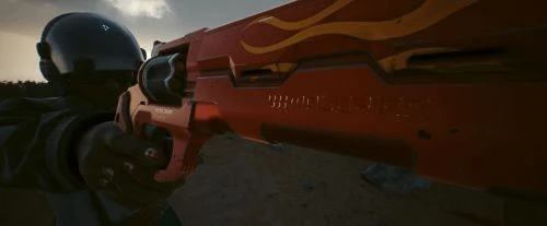 作者發布《2077》4K紋理包MOD 提升武器視覺效果