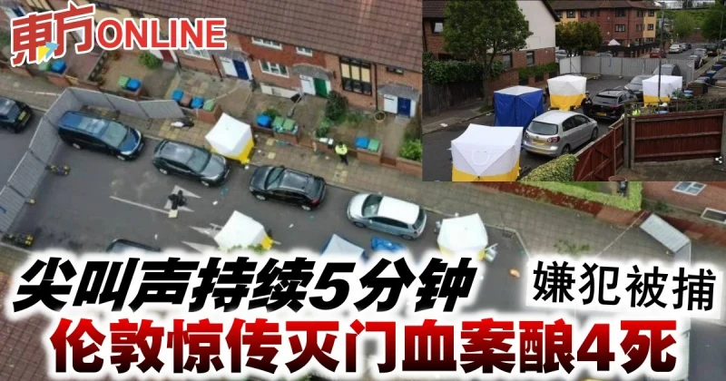 尖叫聲持續5分鐘　倫敦驚傳滅門血案釀4死 嫌犯被捕