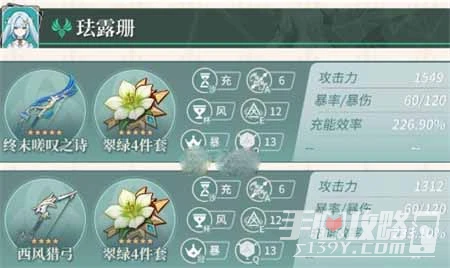 《原神》琺露珊畢業屬性面板介紹