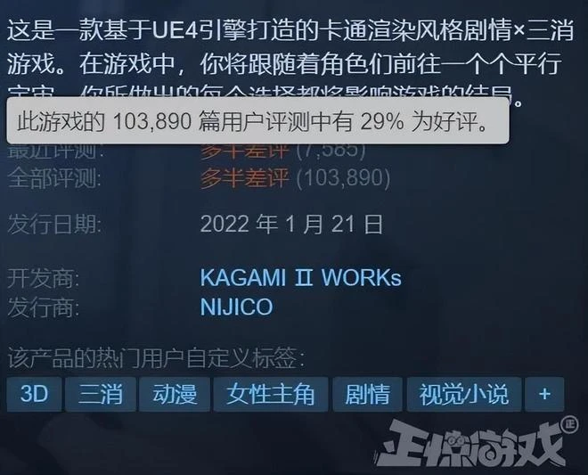 韓國澀澀射擊遊戲，只因騰訊海外運營接手，被瘋狂吐槽評分暴跌？