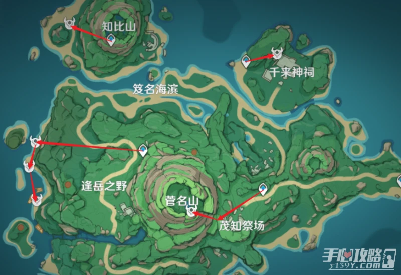 《原神》冬極白星突破材料採集路線攻略