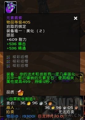 魔獸世界10.0元素套索圖紙獲取攻略