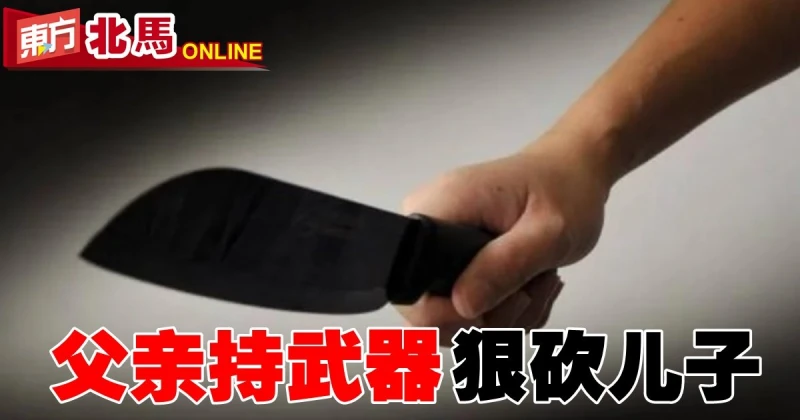 父親持武器狠砍兒子　被警逮捕