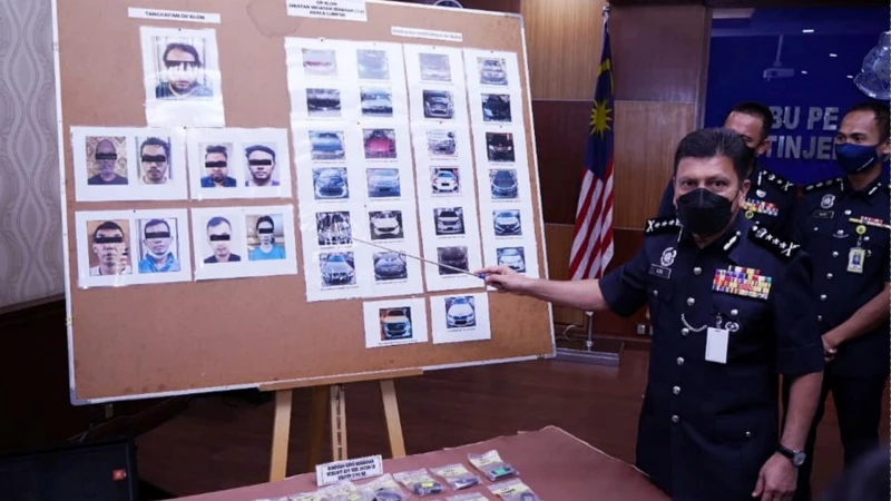 報廢車資料複製在失竊豪華車  大馬警方破偷車集團