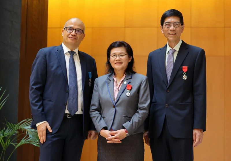 本地三名冠病專家　獲法國政府授予功績勳章成為「騎士」