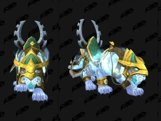 魔獸通行證 新版幽靈虎&守望者幻化全部白送！