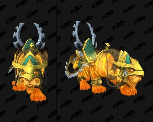 魔獸通行證 新版幽靈虎&守望者幻化全部白送！