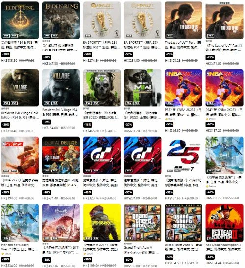 港服PSN節日限定特惠 《COD19》《美末RE》首打折