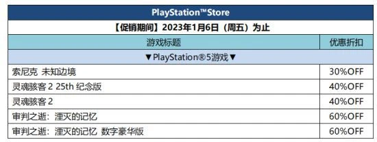 2022SEGA冬季促銷現已開始 75款作品在列