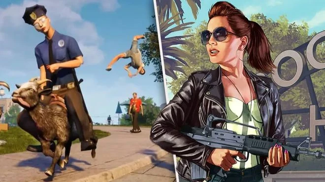 《模擬山羊3》廣告使用GTA6泄露片段 T2迅速刪除