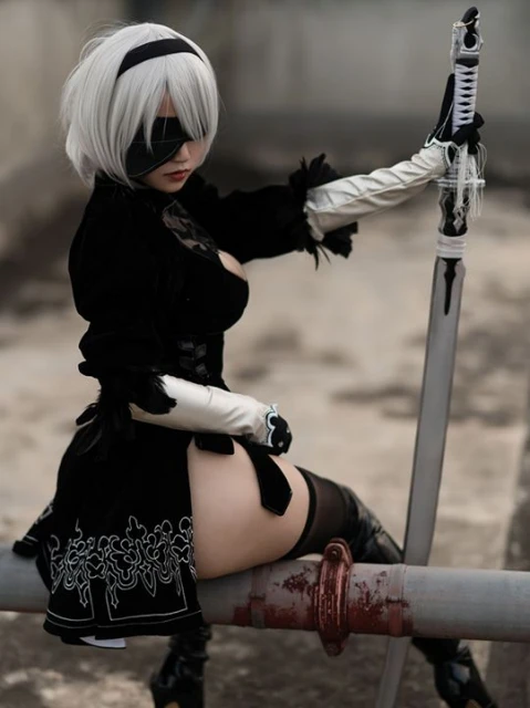 5千位女菩薩關注的蒙眼妞，到底有多美？老司機根本把持不住