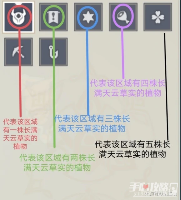 《原神》3.3版天雲草實快速收集路線