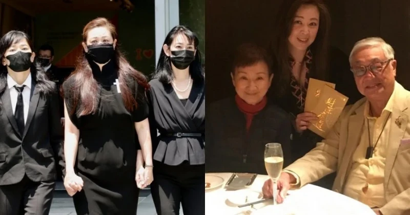 王馨平三姐妹淚送父親王羽 透露舅舅曾江身後事安排