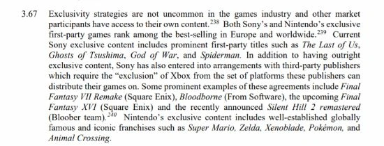 微軟：索尼跟第三方開發商簽訂Xbox「獨不占」協議