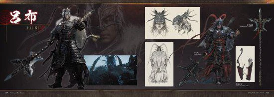 《臥龍》美術集內容首曝：虎牢關、呂布造型設計展示