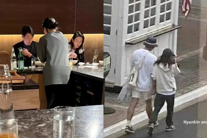 蜜月結束大批媒體接機　玄彬肉身保護孫藝真、答應同框拍攝