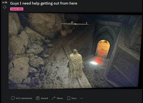 國外《老頭環》玩家徒步闖關不用傳送 震驚整個社區