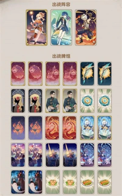 原神七聖召喚宵宮蒸發卡組介紹