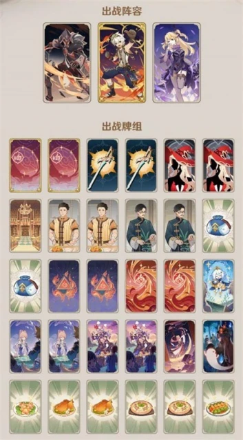 原神七聖召喚雙火菲謝爾卡組介紹