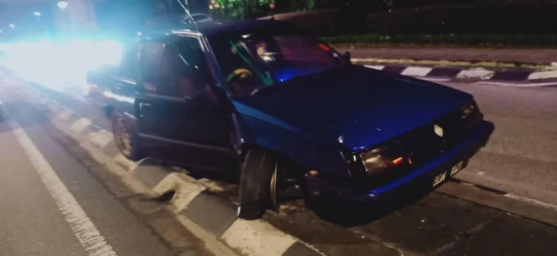 吸毒華裔女凌晨開車 逆向行駛釀車禍