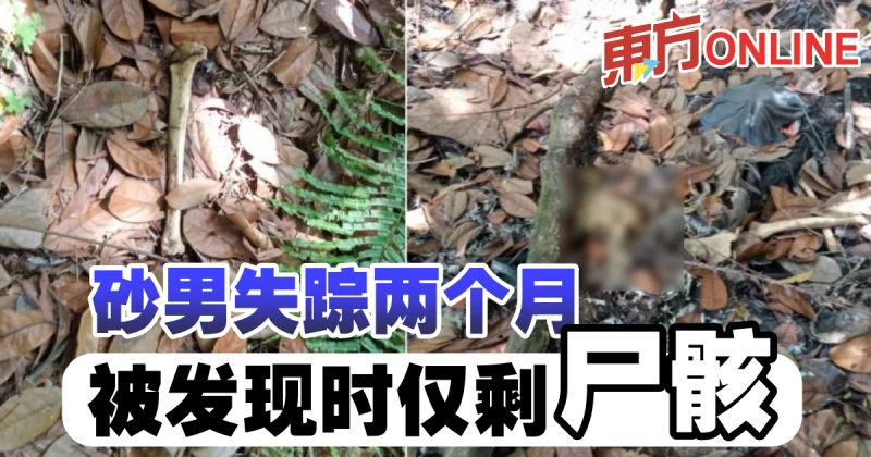 砂男失蹤兩個月　被發現時僅剩屍骸