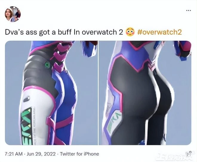 老司機都懂！靠著更翹的臀部，《守望先鋒》老牌女明星又上榜首！