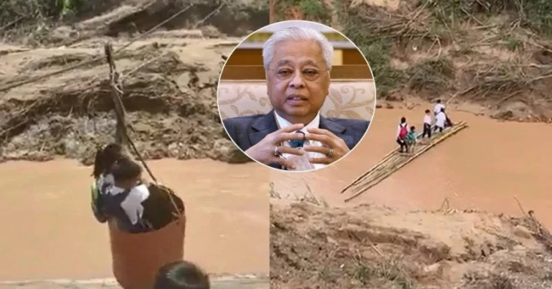 納巴灣學子滑索上學　首相已撥款重建吊橋