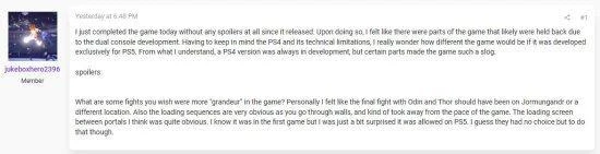 玩家熱議：《戰神5》要是PS5獨占那該有多好