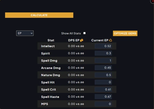 WLK懷舊服鳥德屬性優先級 命中最少要堆到263