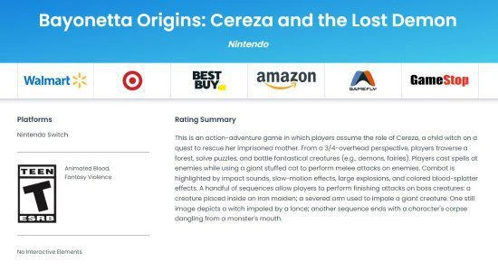 《獵天使魔女:起源》ESRB評級：小貝姐不走性感路線