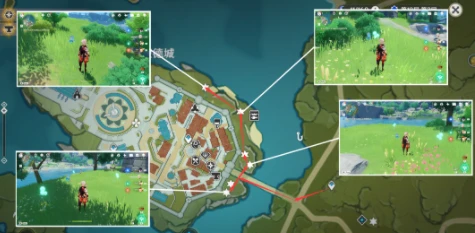 原神蒲公英籽採集圖2023