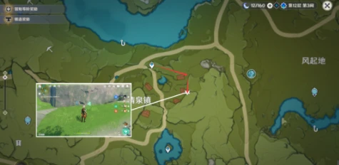 原神蒲公英籽採集圖2023