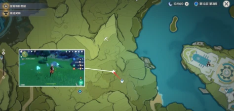 原神蒲公英籽採集圖2023