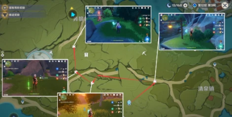 原神蒲公英籽採集圖2023