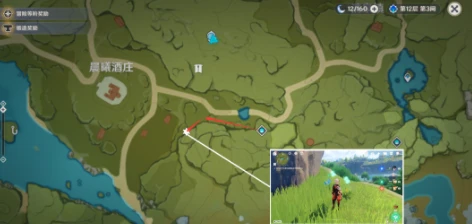 原神蒲公英籽採集圖2023