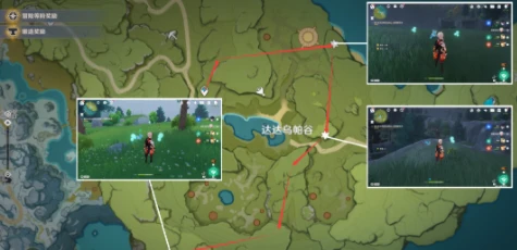 原神蒲公英籽採集圖2023