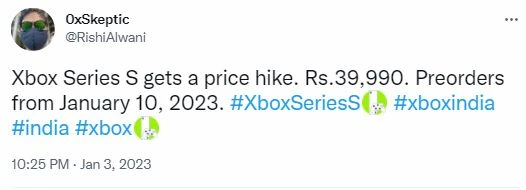 印度Xbox Series S連續漲價至3300元 XSX售價4650元